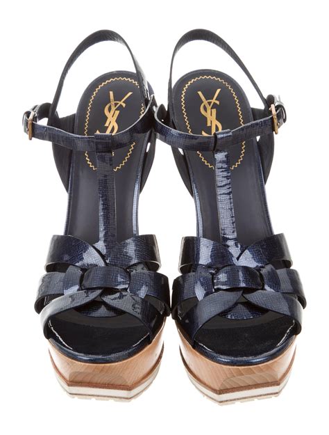 ysl tribute sandals size 7 measurements|ysl tribute platform sandals.